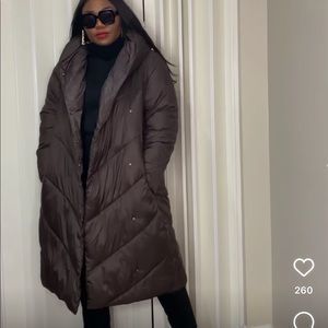 Zara water repellent puffer coat